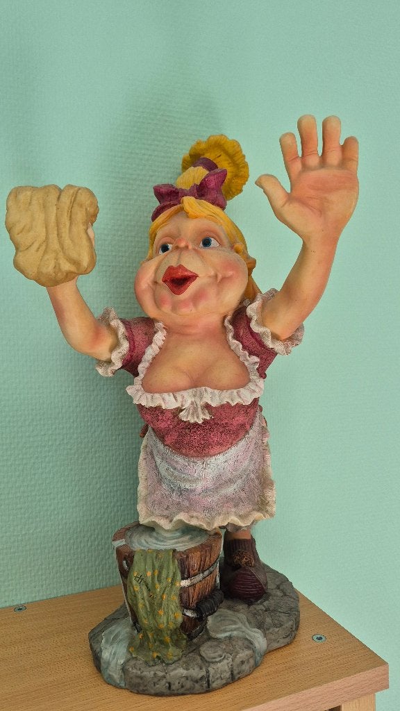 Laaf ramenlapster, Ophalen, Zo goed als nieuw, Beeldje of Poppetje