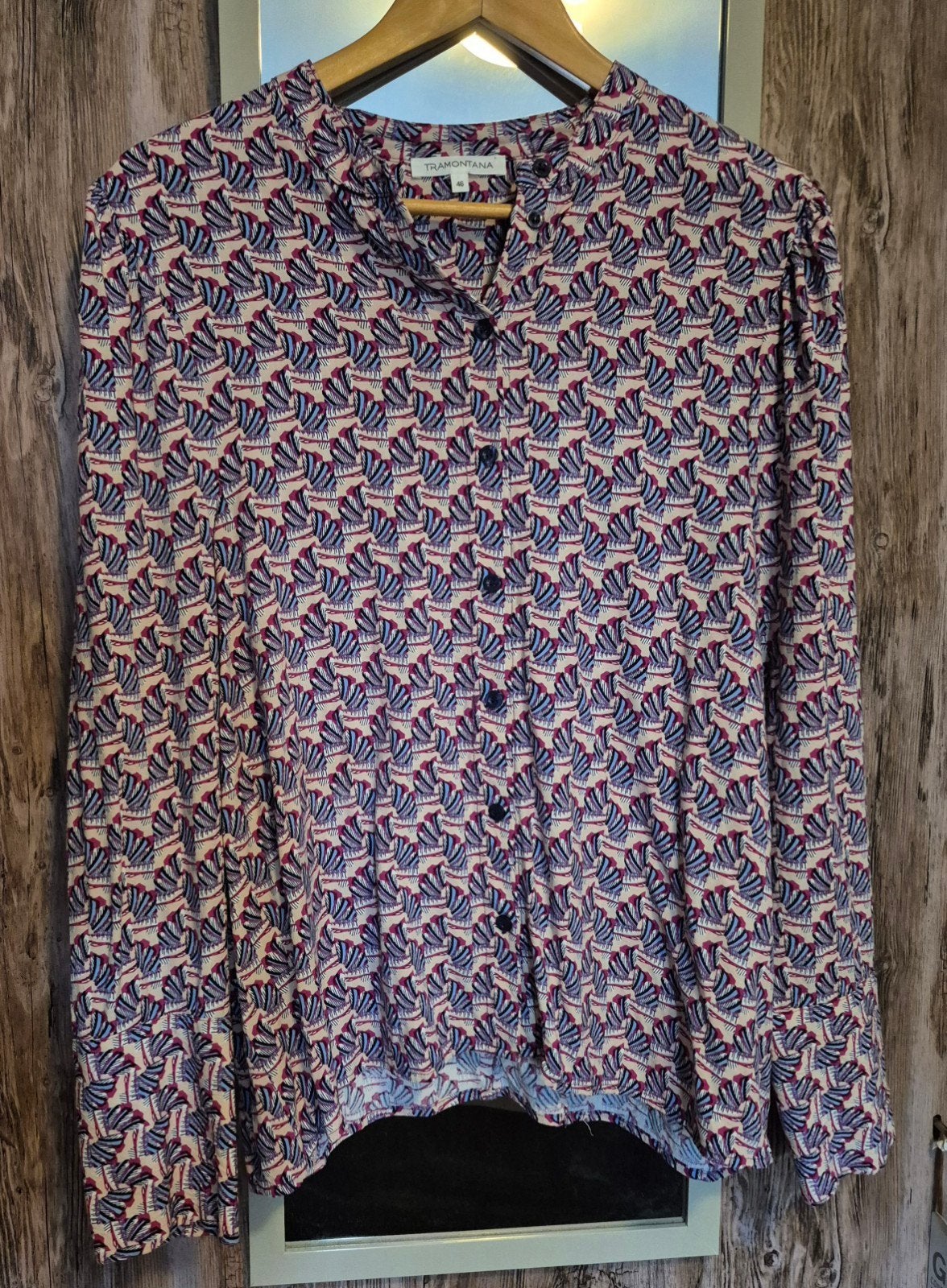 Tramontana Blouse Maat 46 met Abstracte Print, Kleding | Dames, Blouses en Tunieken, Meerkleurig, Tramontana, Maat 46/48 (XL) of groter