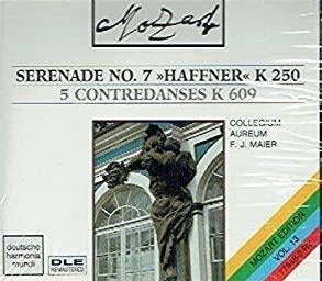 MOZART Serenade no. 7 CD COLLEGIUM AUREUM DHM, Ophalen of Verzenden, Classicisme, Gebruikt, Orkest of Ballet