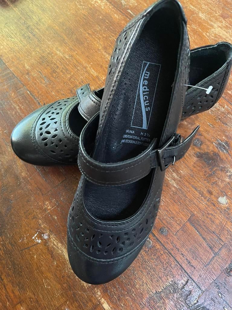 Medicus schoenen maat 36 leer nieuw., Ophalen of Verzenden, Nieuw, Zwart