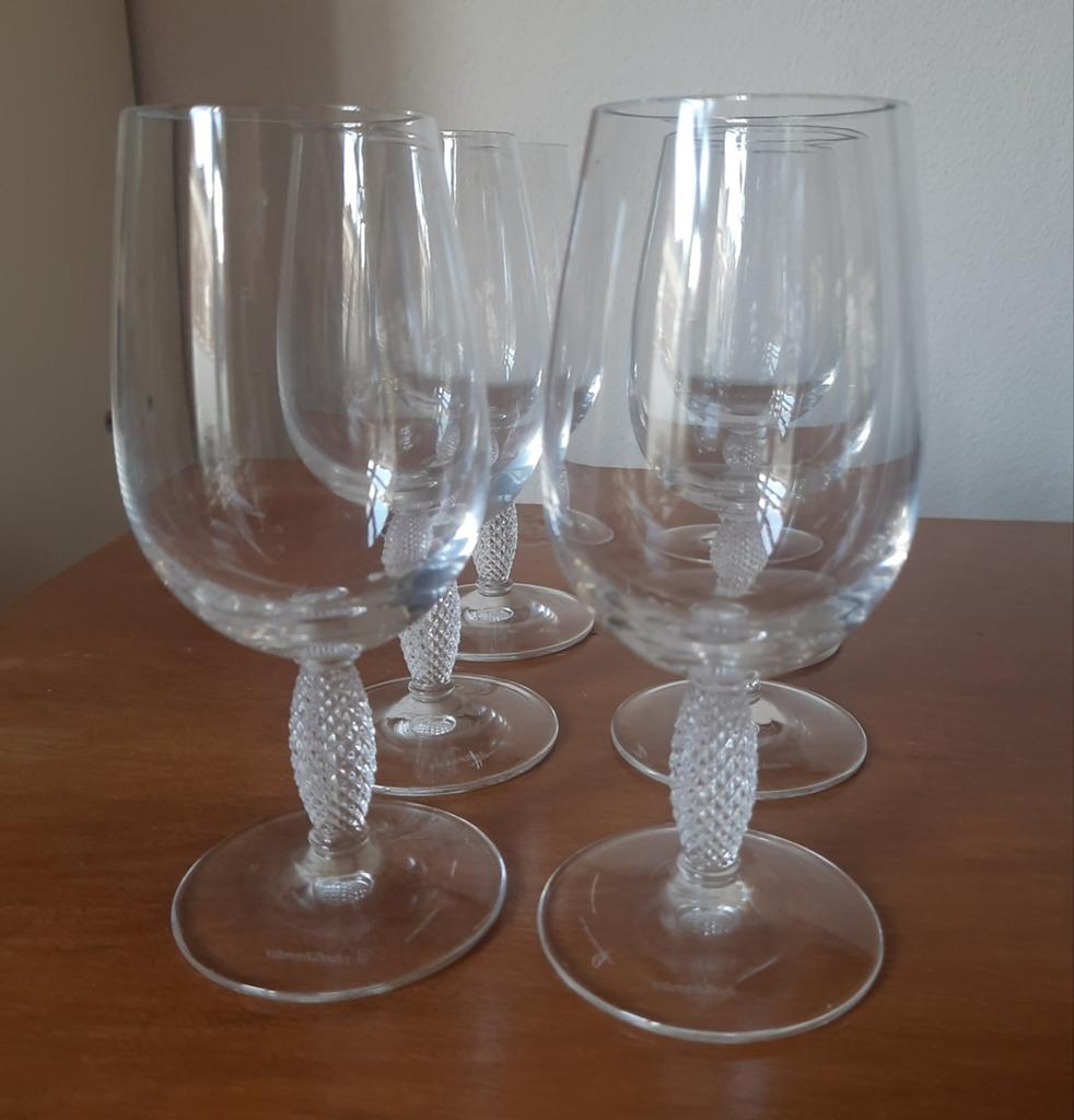 6 Francesca kristal wijnglazen Villeroy & Boch KWADRAAT, Ophalen of Verzenden