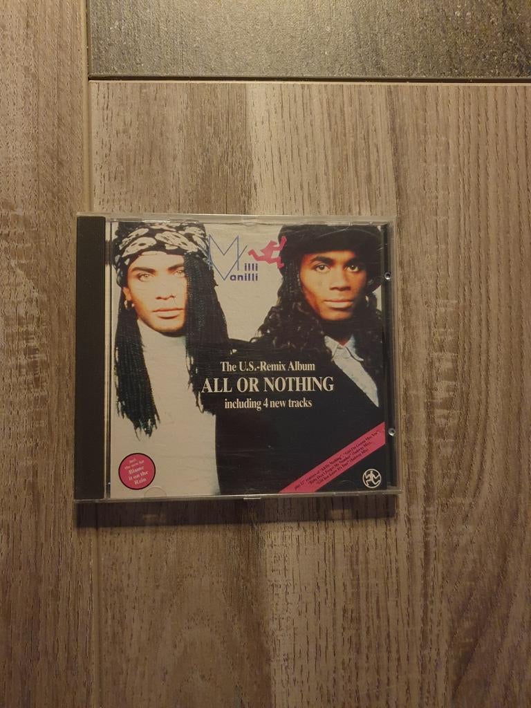 Cd milli vanilli, Ophalen of Verzenden, Zo goed als nieuw