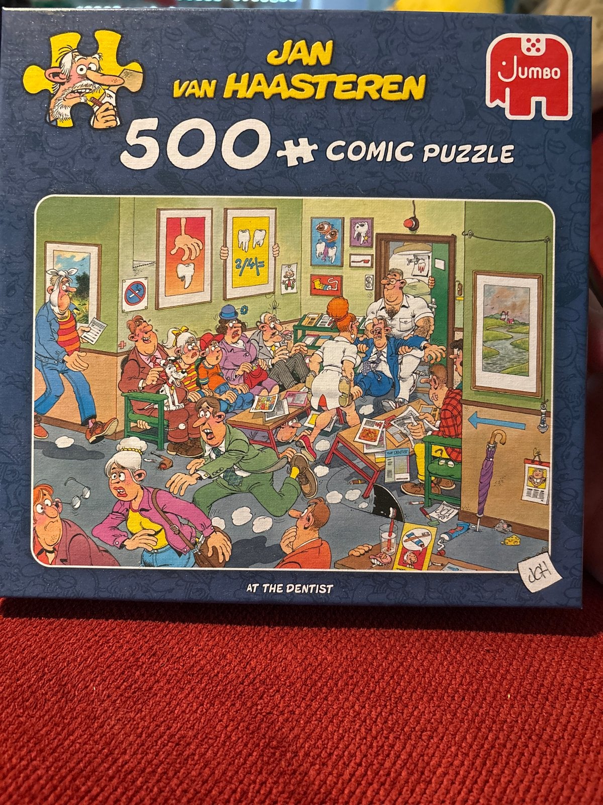 Jan van Haasteren puzzel - At the Dentist (500+ stukjes), Hobby en Vrije tijd, Denksport en Puzzels, Ophalen of Verzenden, 500 t/m 1500 stukjes