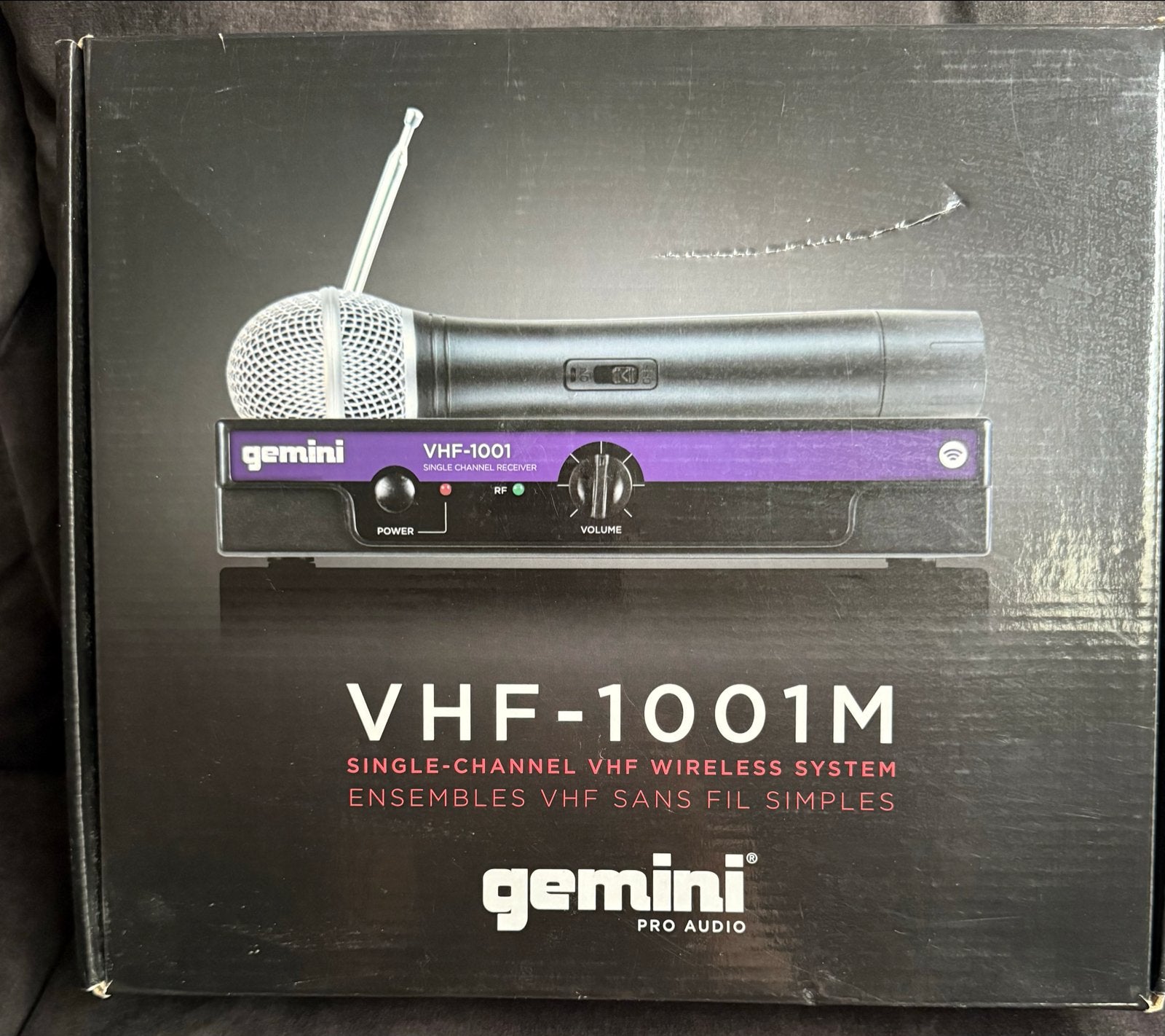 Gemini VHF-1001M Draadloos Microfoonsysteem - Nieuw, Muziek en Instrumenten, Ophalen of Verzenden, Nieuw, Zangmicrofoon, Draadloos