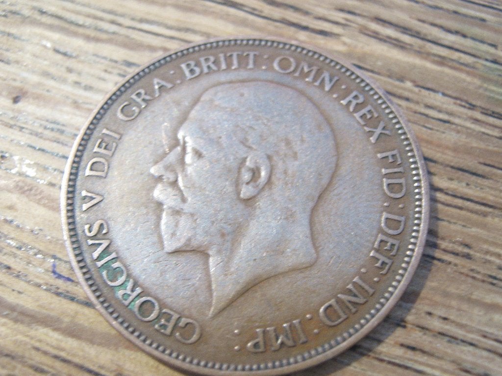 Engeland Penny 1935 George V #93, Ophalen of Verzenden, Overige landen, Losse munt