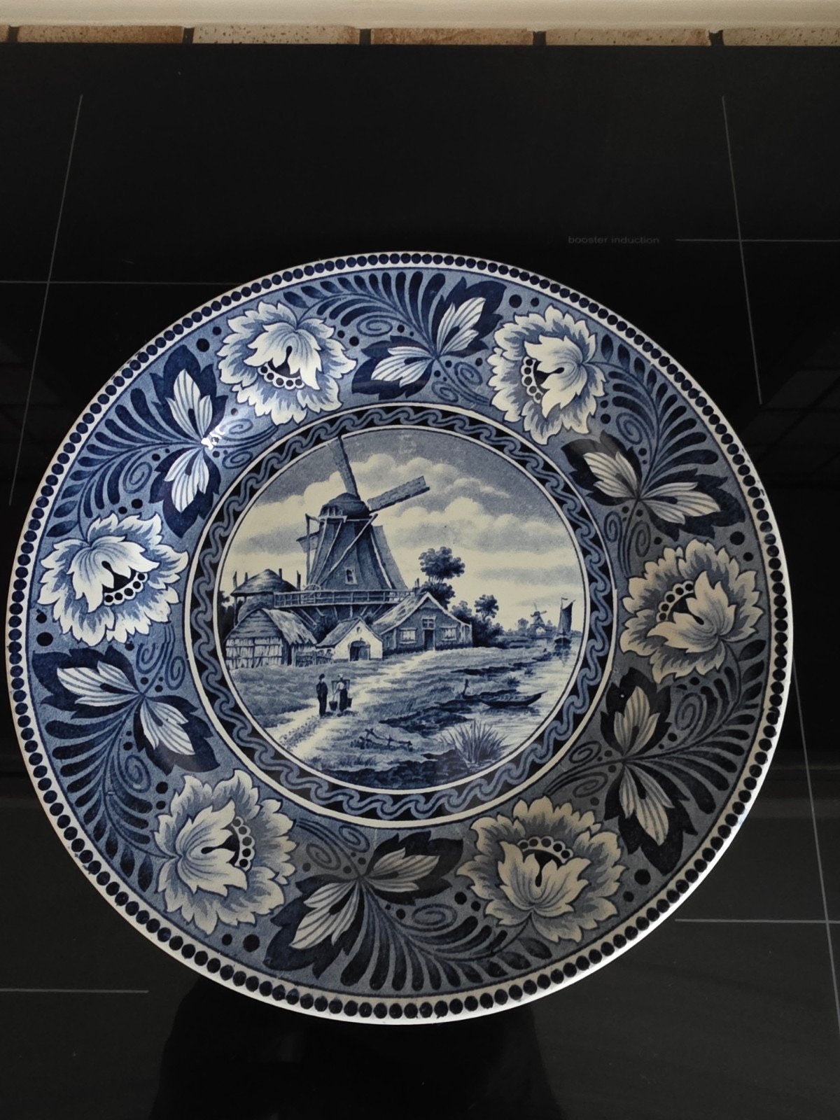Delfts Blauw Wandbord - Societé Céramique Maastricht, Ophalen of Verzenden