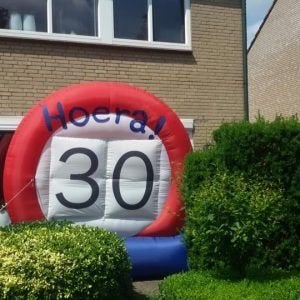Leeftijd verkeersbord. (Te Huur), Ophalen of Verzenden, Zo goed als nieuw, Verjaardag