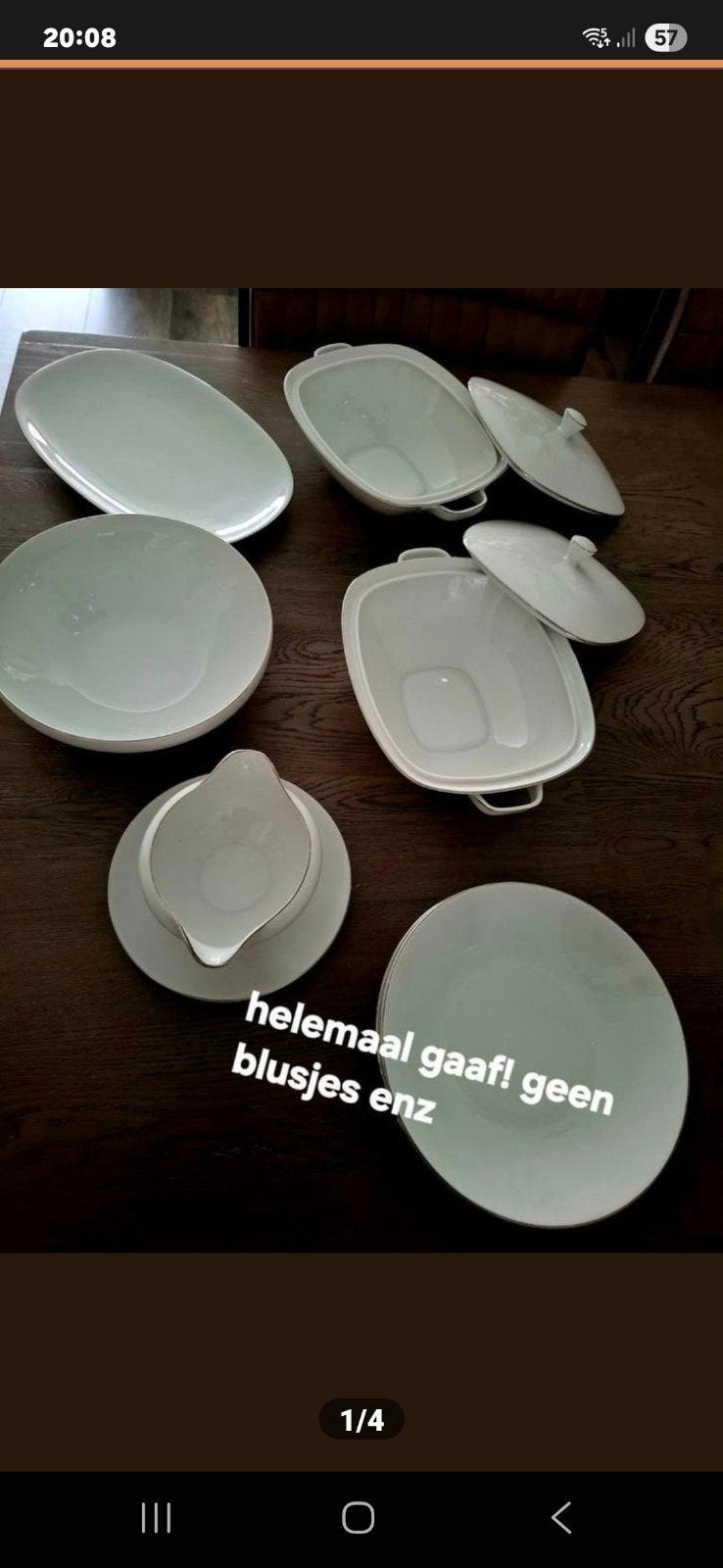 Hutschenreuther Tirschenreuth Bavaria servies, Huis en Inrichting, Ophalen, Overige merken, Klassiek, Zo goed als nieuw