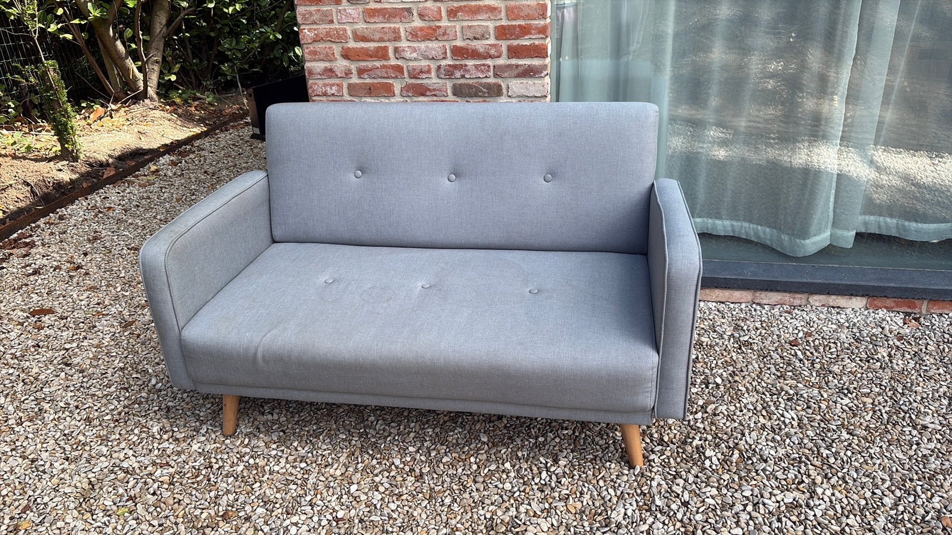 2 zit bankje, Huis en Inrichting, Ophalen, Gebruikt, Tweepersoons, 75 tot 100 cm