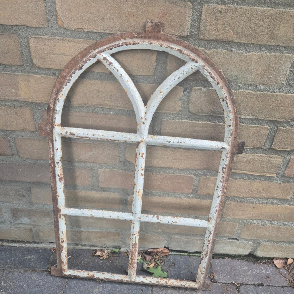 Decoratief gietijzeren raamkozijn - set van 2, Ophalen of Verzenden