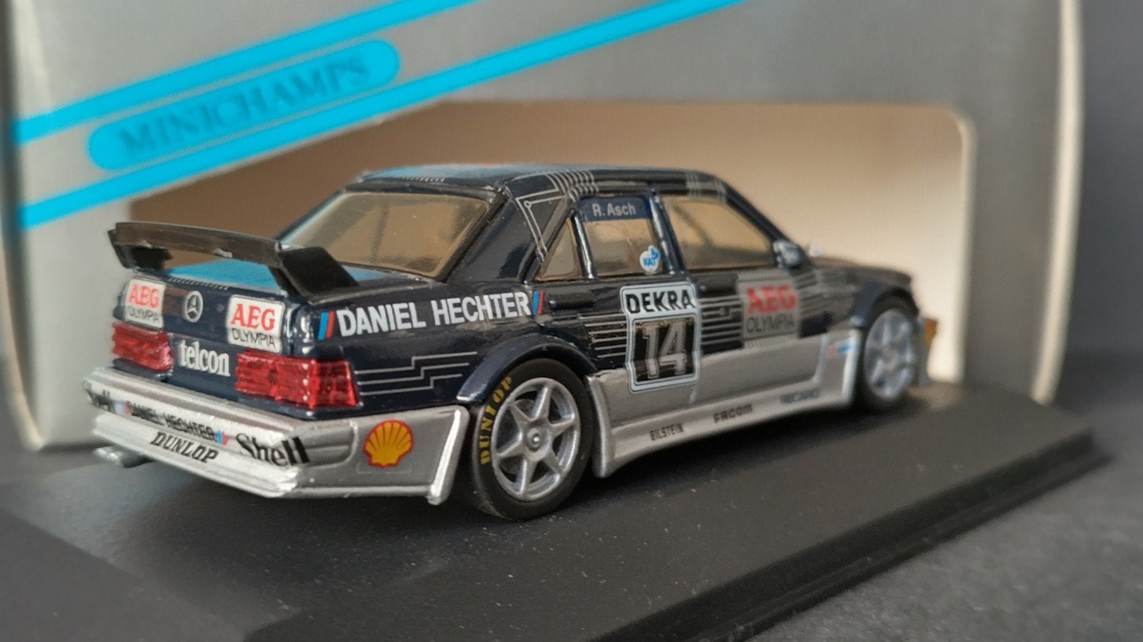 Mercedes Benz 190 DTM Evo Snobeck Asch 1:43 Minichamps Pol, Auto, Verzenden, ., Nieuw