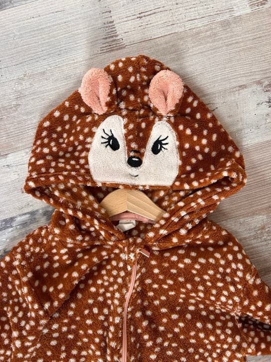 Onesie hert - Maat 134/140, Ophalen of Verzenden, Zo goed als nieuw, Jongen of Meisje