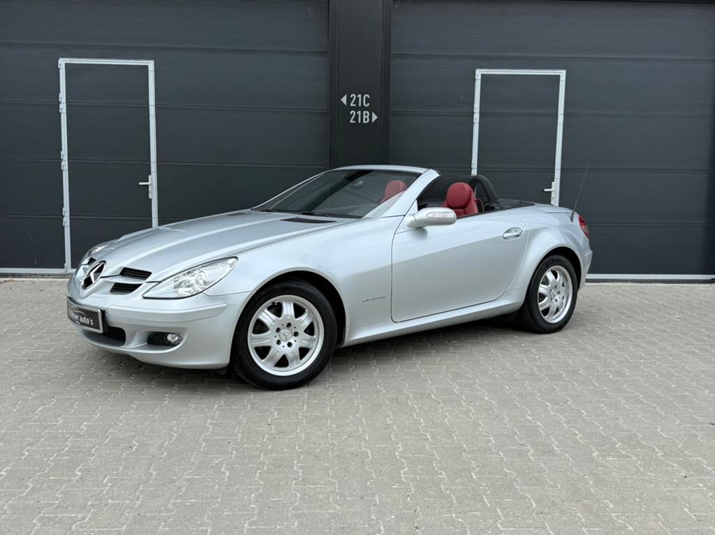 Mercedes SLK 200 kompressor 2004 45DKM/D.L. Onderhouden, Auto's, Euro 5, Achterwielaandrijving, 4 cilinders, Cabriolet
