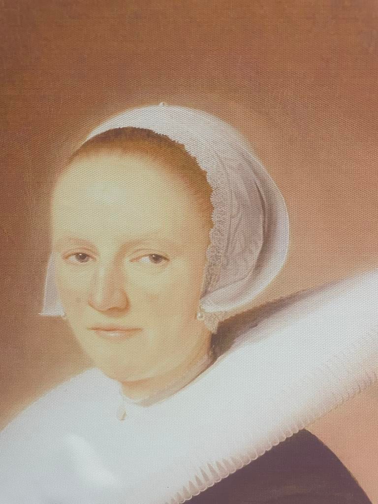 Schilderij frame met kopie van Adriana Croes, Antiek en Kunst, Kunst | Schilderijen | Klassiek, Ophalen