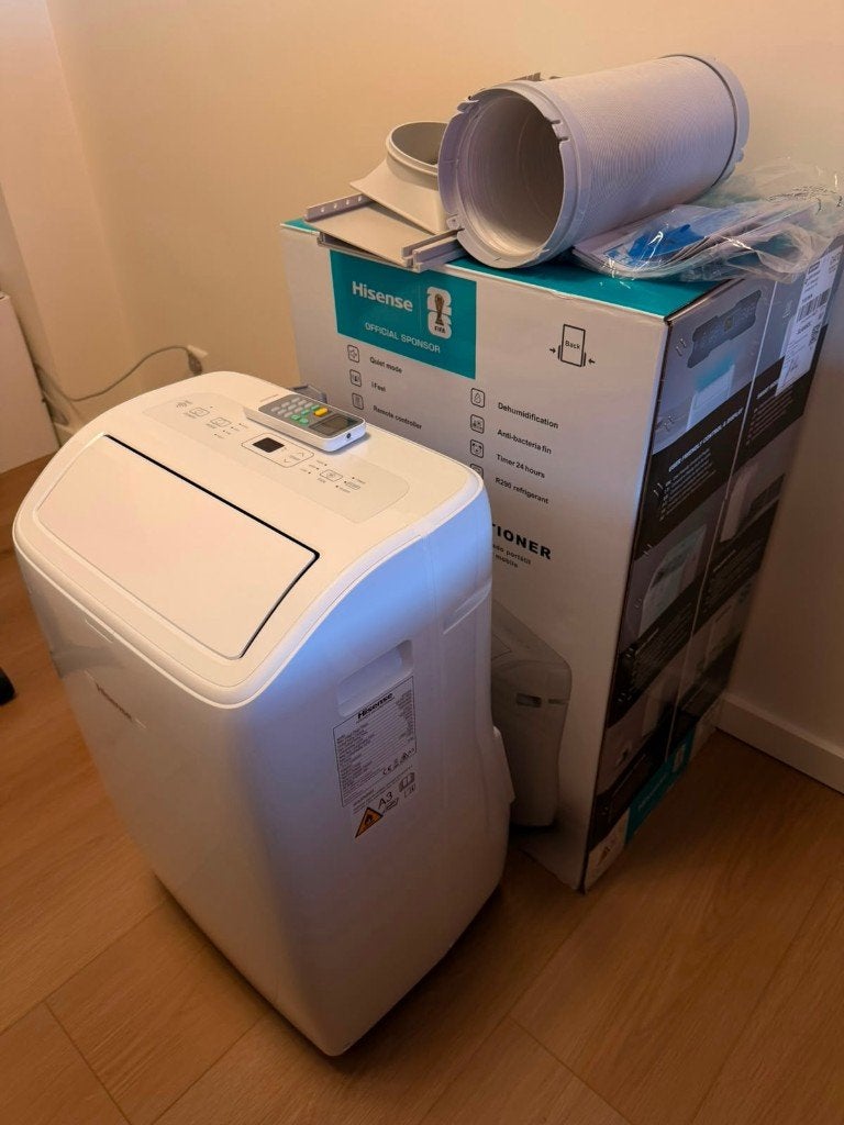 Hisense APH12QC Mobiele Airco (12000 BTU) – Splinternieuw!, Witgoed en Apparatuur, Ophalen, Koelen en Ontvochtigen, Minder dan 60 m³