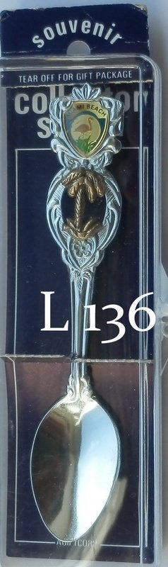 L136 theelepeltje miami beach, Ophalen of Verzenden, Nieuw, Overige materialen