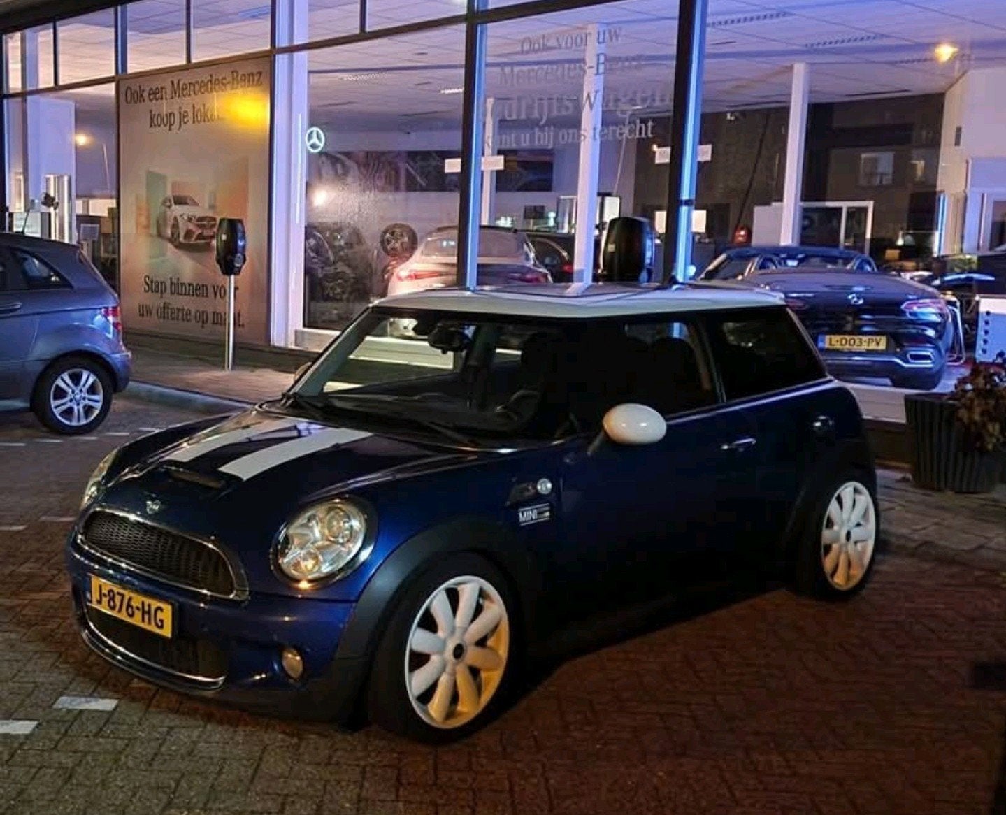 Mini cooper S  van liefhebber, Voorwielaandrijving, Zwart, 4 cilinders, Leder en Stof