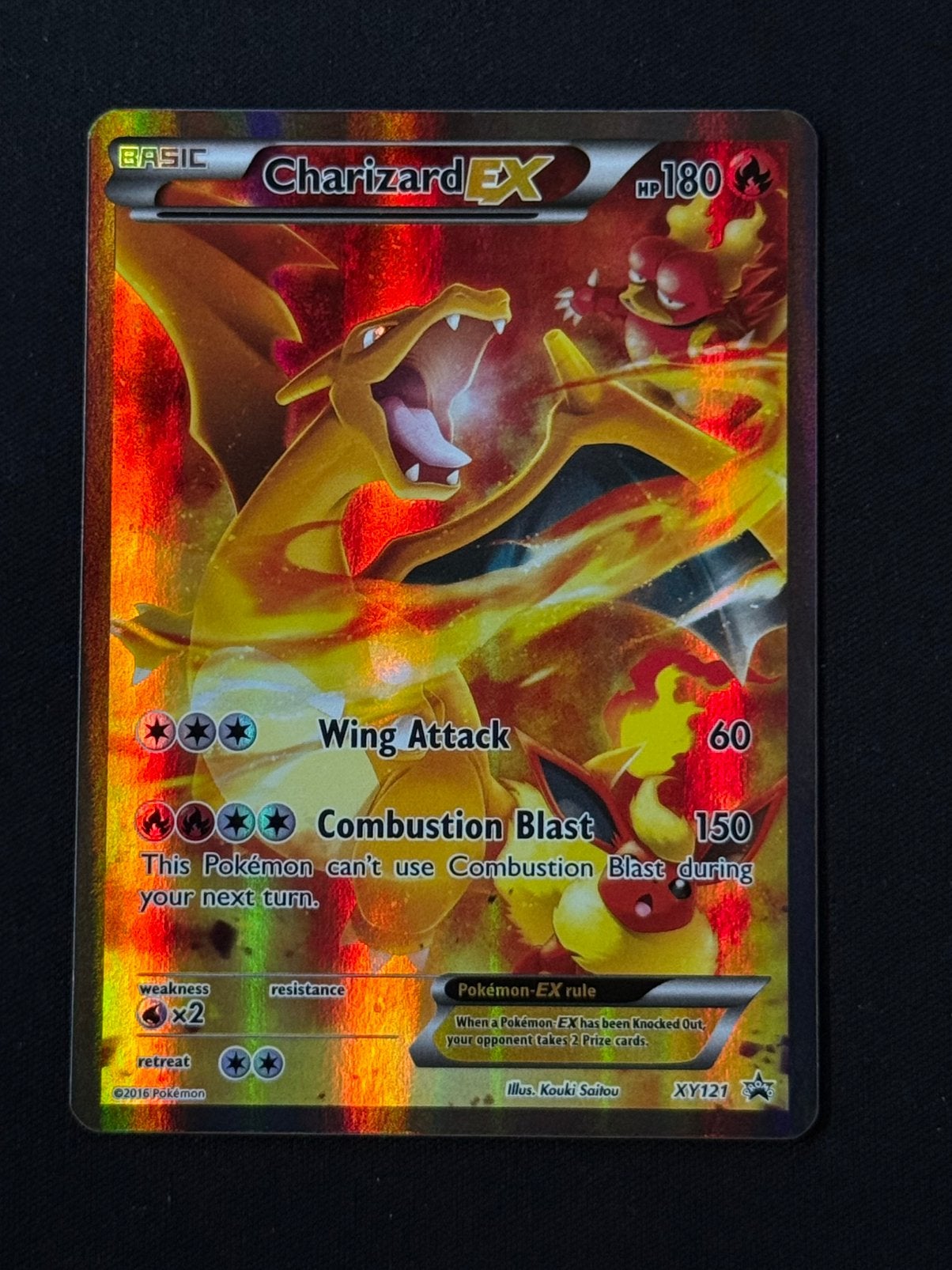 Charizard EX XY121 - Promo, Ophalen of Verzenden, Losse kaart