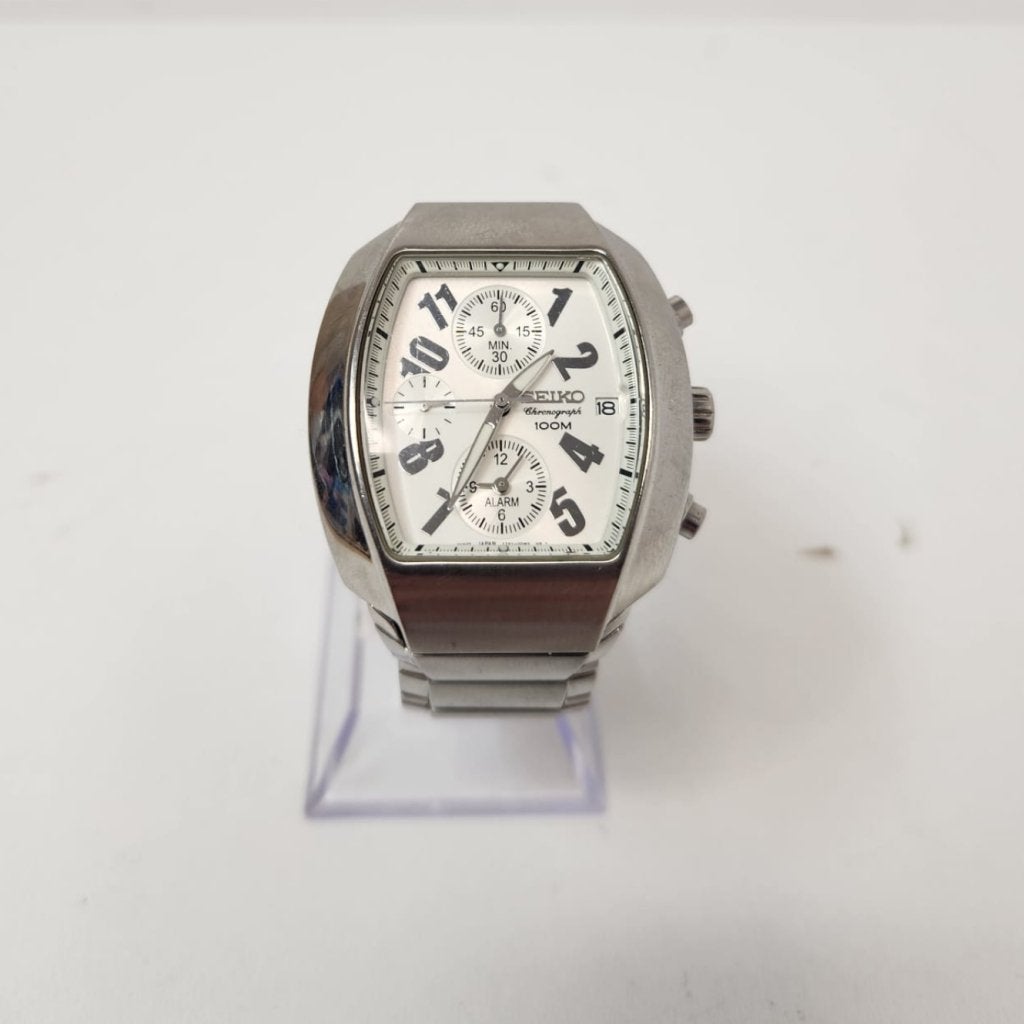 Seiko Chronograph stalen band heren | Nette staat, Seiko, Zo goed als nieuw, Support@seiko.com, 5-11, Akasaka 2-chome
Minato-ku, Tokyo 107-0052
Japan