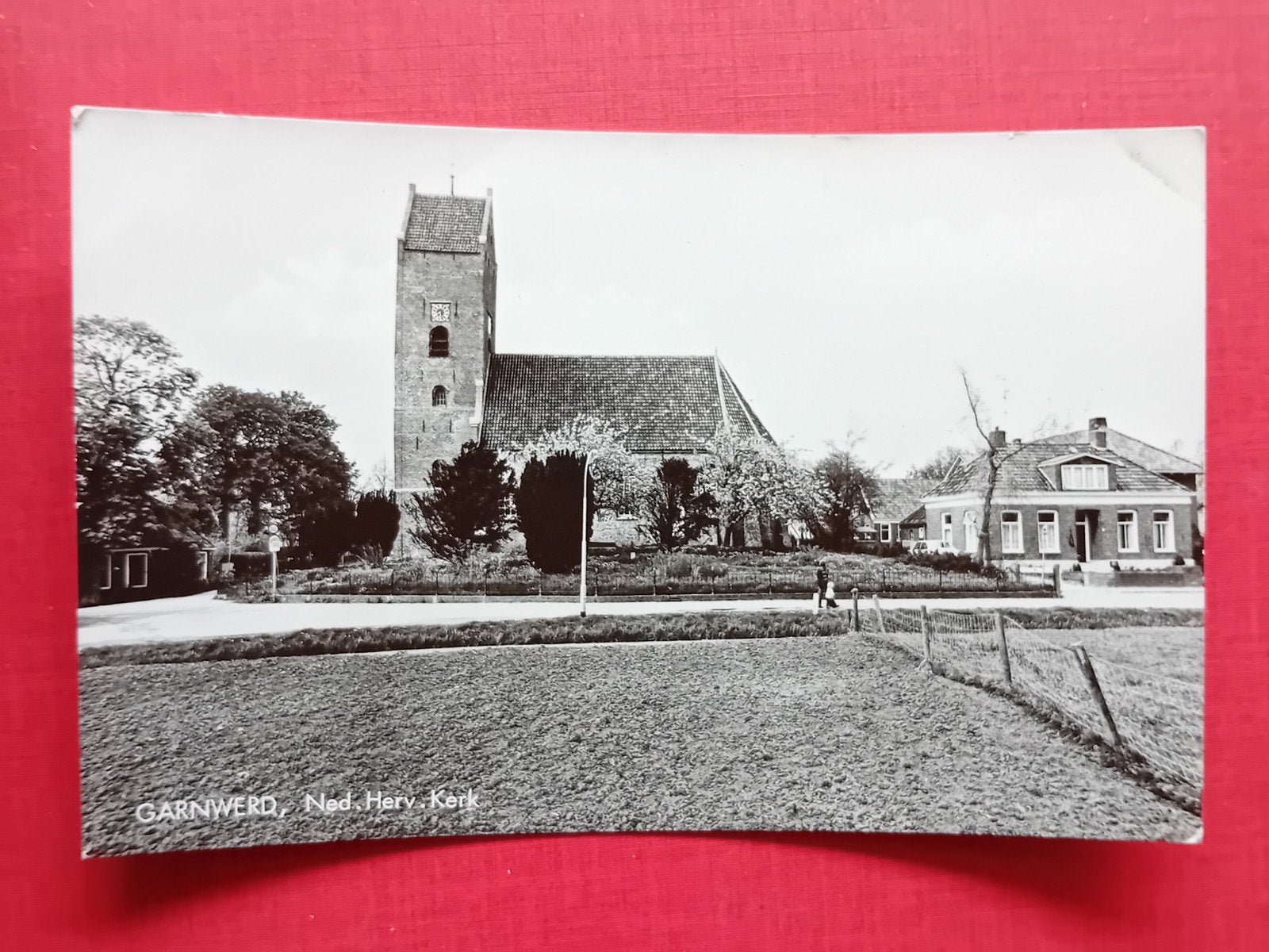 Oude Ansichtkaart Garnwerd, Ned. Herv. Kerk, Ophalen of Verzenden, 1960 tot 1980, Ongelopen, Groningen
