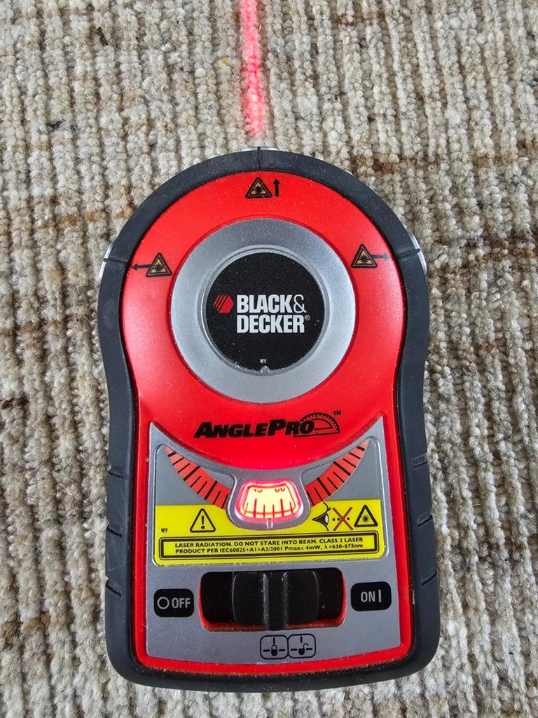 Black & Decker AnglePro Laser Waterpas, Ophalen of Verzenden, Gebruikt, Licht