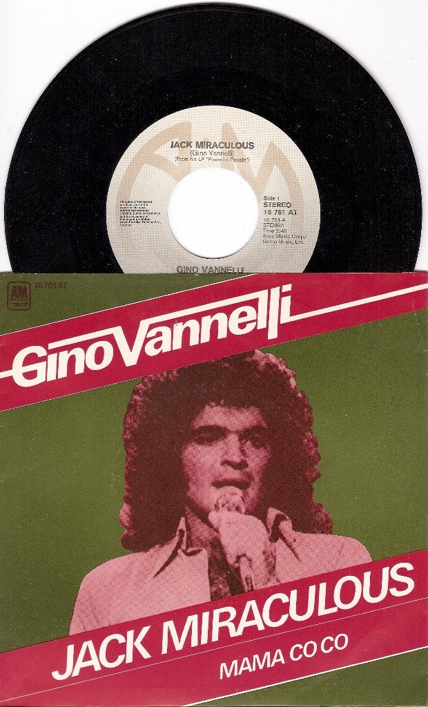 Gino vannelli - jack miraculous, Ophalen of Verzenden, Gebruikt, 7 inch, Pop