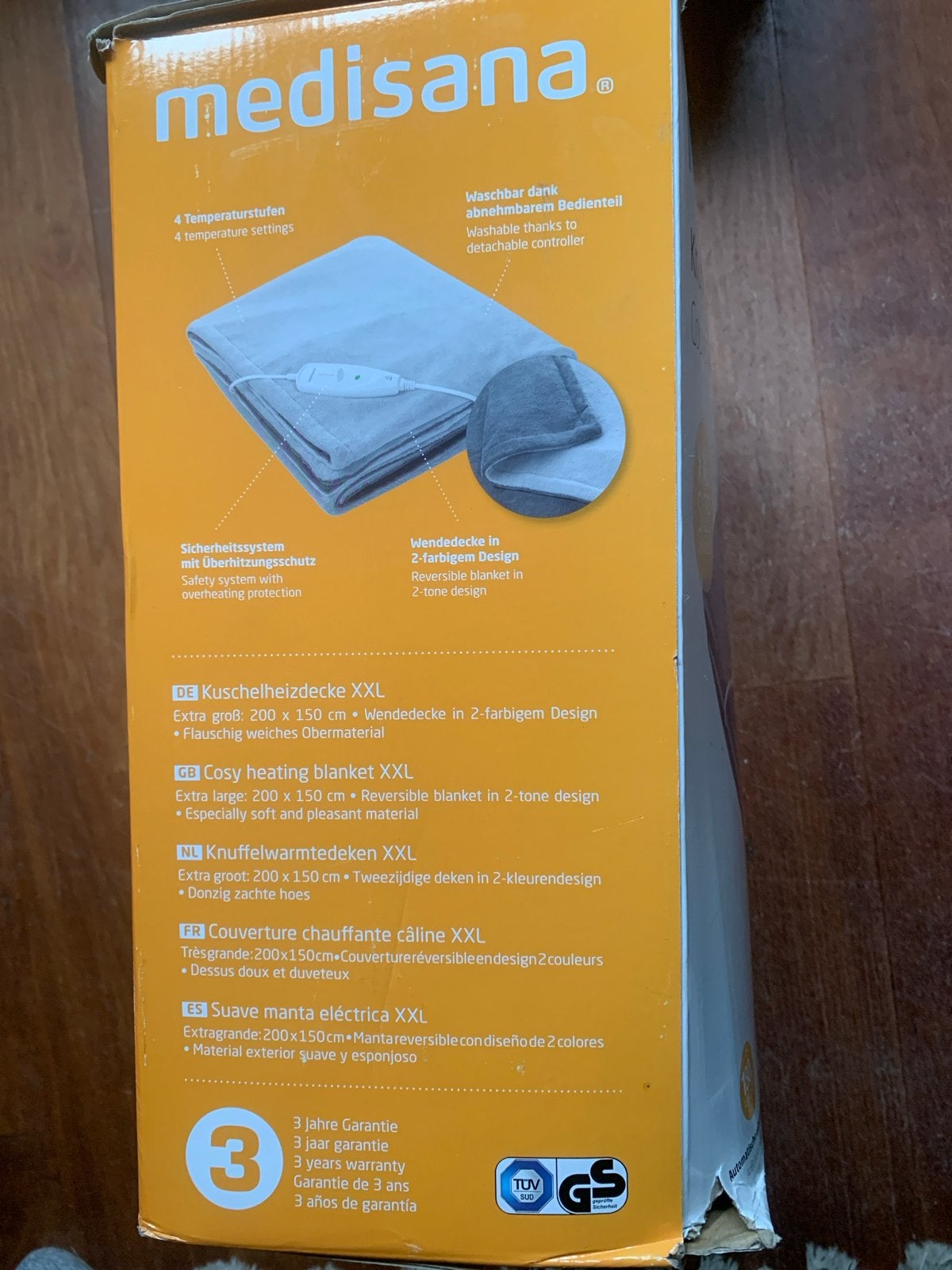 Medisana Cosy Verwarmingsdeken XXL - Nieuw in doos, Ophalen of Verzenden, Nieuw
