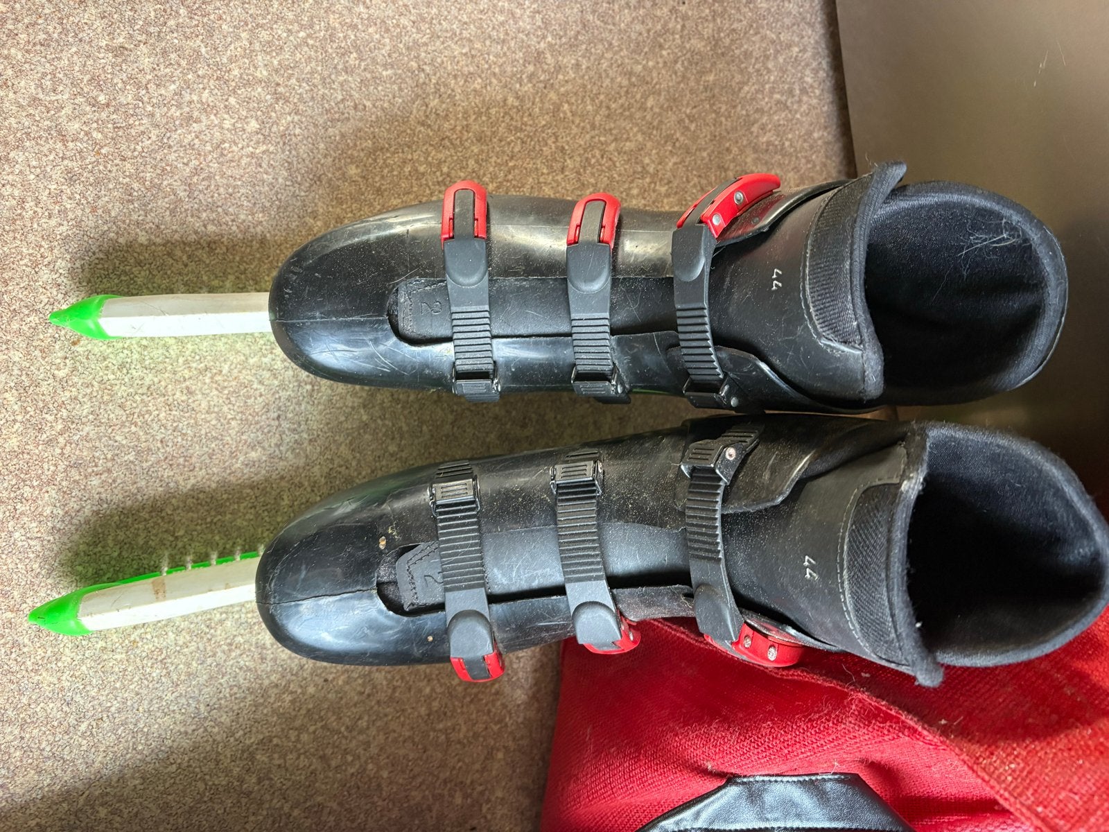 Zandstra Noren schaatsen maat 44, Ophalen, Gebruikt, Noren, Zandstra