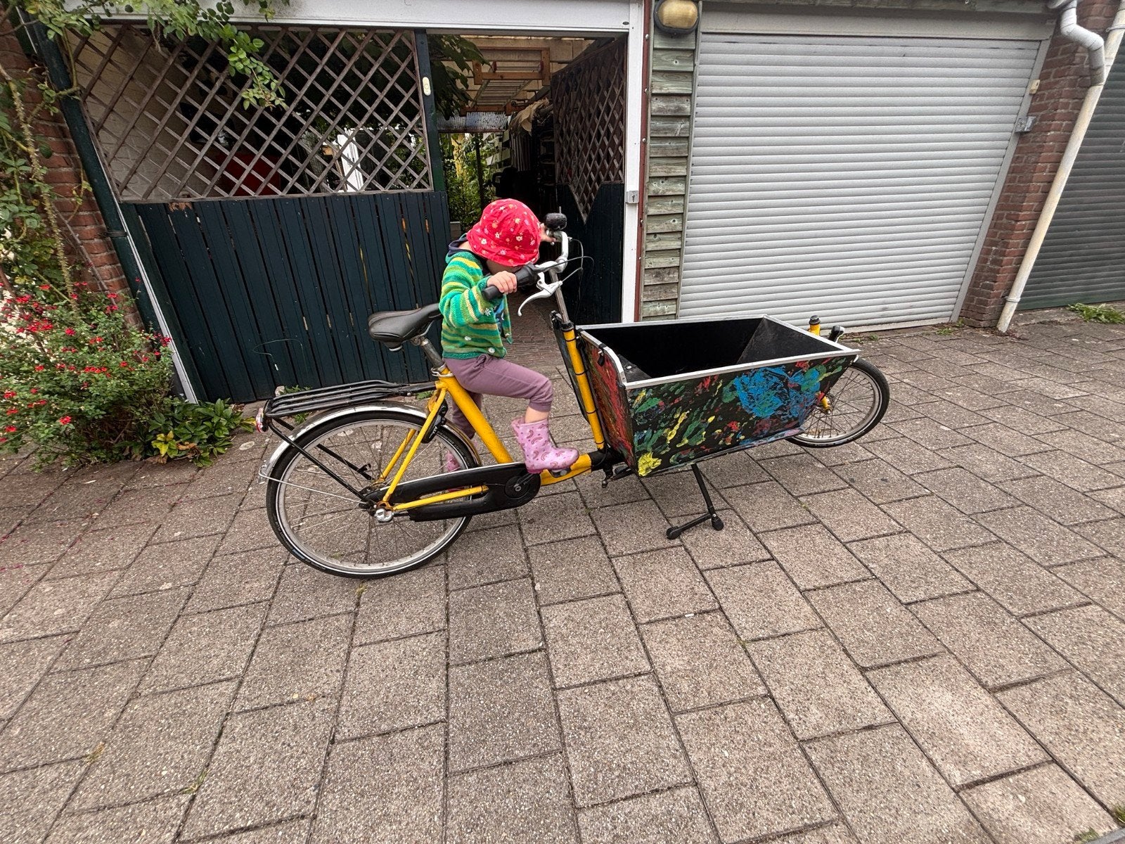 Bakfiets Van Andel, Ophalen, Gebruikt, 2 kinderen, Overige merken