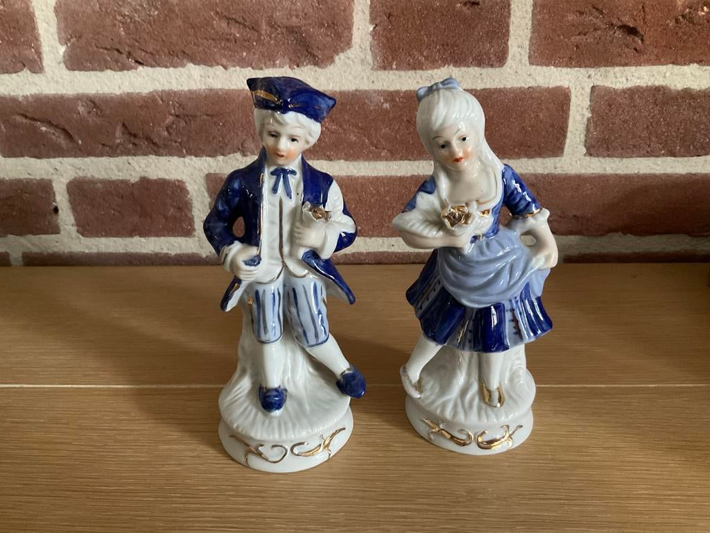 Vintage Porseleinen Beeldjes, Antiek en Kunst, Antiek | Porselein, Ophalen of Verzenden