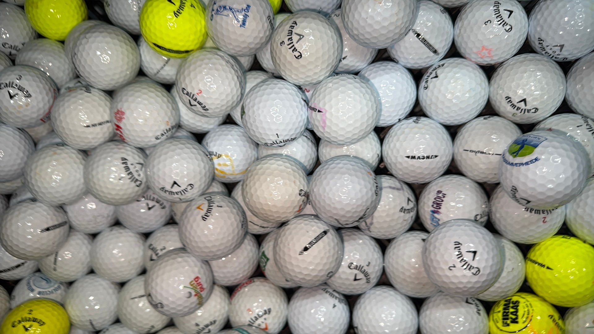 Callaway warbird golfballen AAAA kwaliteit 100 stuks, Sport en Fitness, Ophalen of Verzenden, Zo goed als nieuw, Bal(len), Callaway
