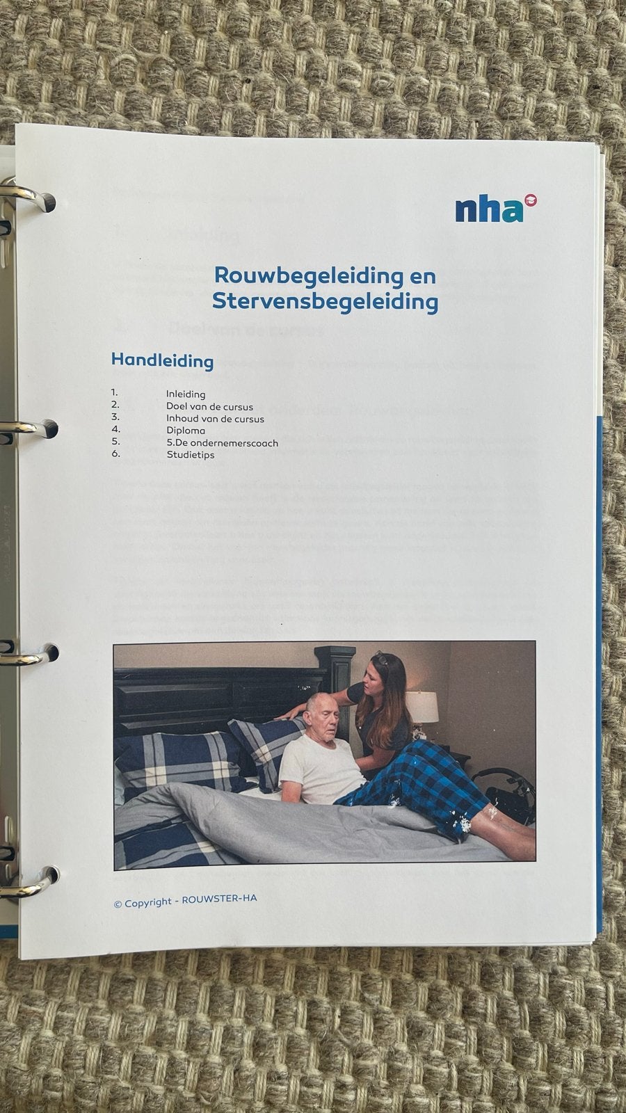 NHA Rouwbegeleiding en stervensbegeleiding Handleiding, Ophalen of Verzenden, Nieuw, Overige niveaus