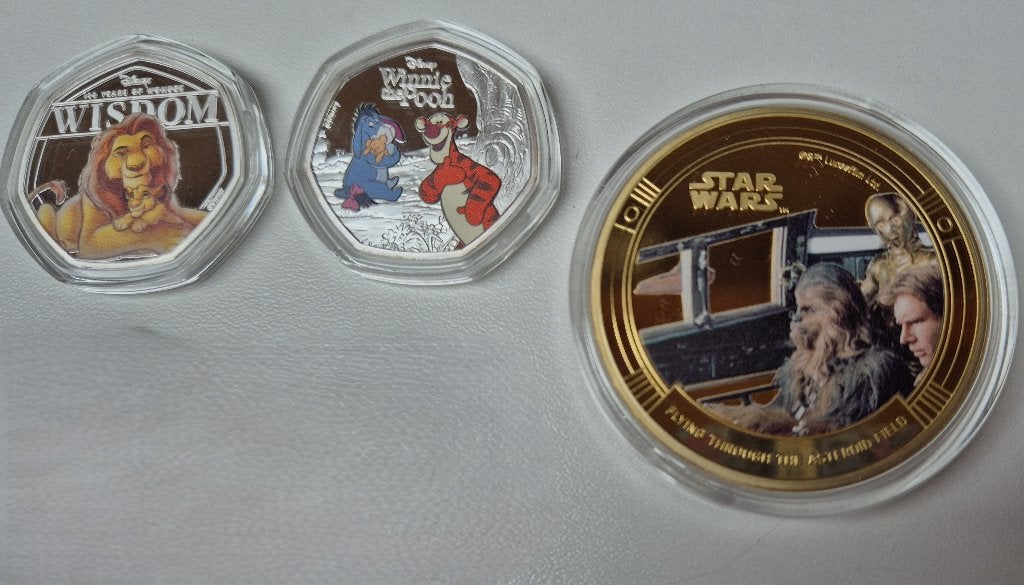 3 unieke munten Solomon Islands + Star Wars UNC/BU, Ophalen of Verzenden