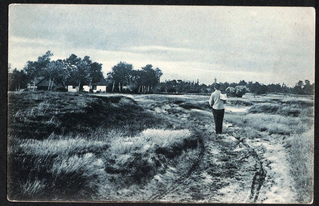 Huibert´s woning ( uit Huibert en Klaartje van B. ter Haar)., Ophalen of Verzenden, Voor 1920, Ongelopen, Overige thema's