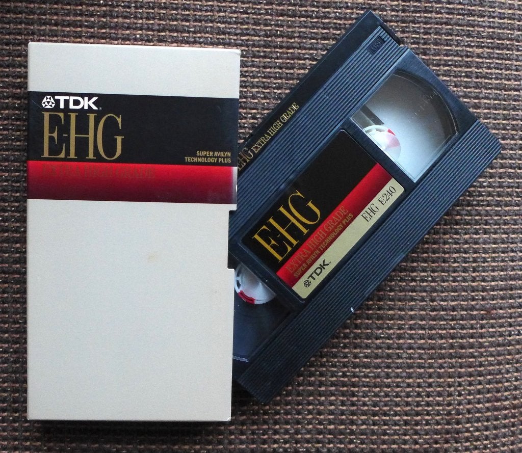 TDK VHS Video band EHG (HiFi) p/s, Alle leeftijden, Ophalen of Verzenden, Zo goed als nieuw, Overige genres