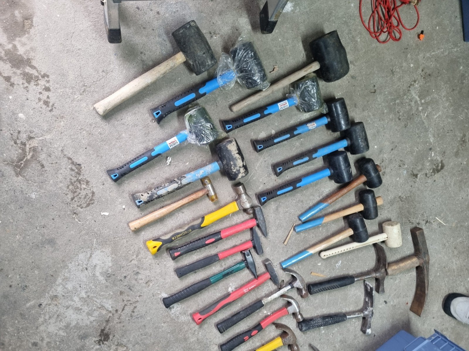 Partij diverse hamers - doe een leuk bod!, Doe-het-zelf en Verbouw, Gereedschap | Handgereedschap, Ophalen of Verzenden, Gebruikt