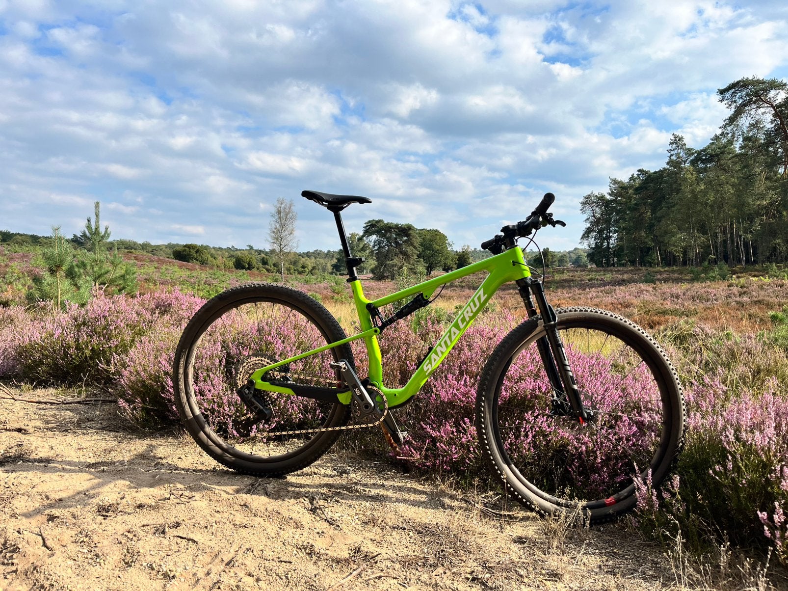 Santa Cruz Blur , maat L, sram, carbon wielen, 45 tot 49 cm, Zo goed als nieuw, Schijfrem, Ophalen