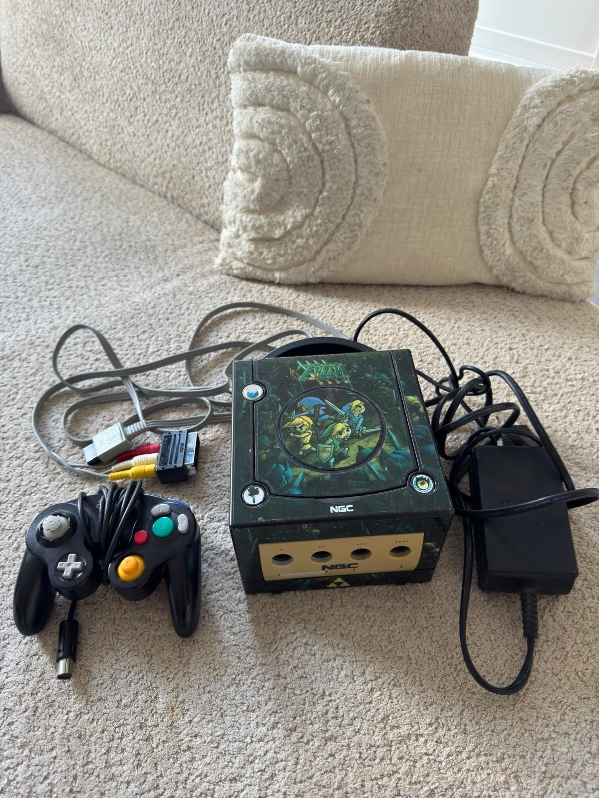 Nintendo GameCube Zelda Edition – Compleet & Origineel, Ophalen, Gebruikt, Met 1 controller