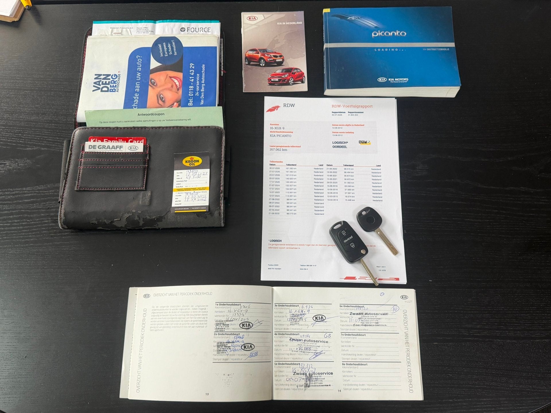 Kia Picanto 1.0|NAP|AIRCO|NIEUWEAPK|HALFLEER|5DEURS|BOEKJES!, Auto's, Voorwielaandrijving, Gebruikt, 400 kg, Leder en Stof