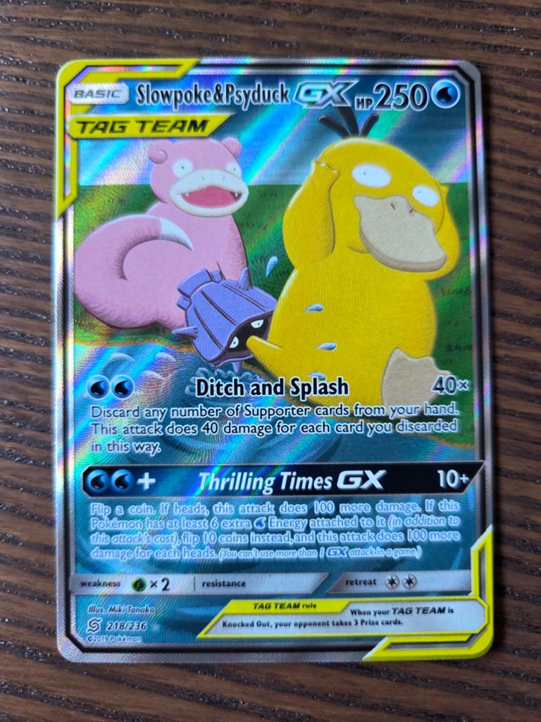 Slowpoke & Psyduck GX (UNM 218), Ophalen of Verzenden