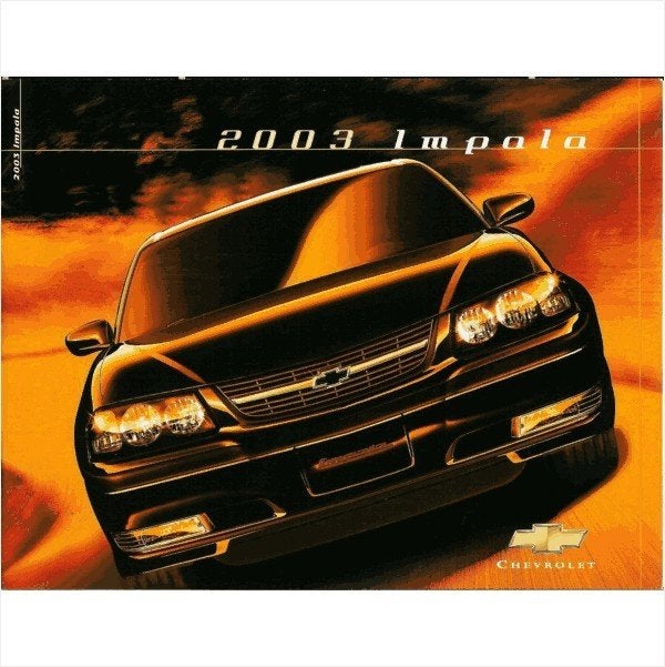 Chevrolet Impala Brochure 2003 #1 Engels, Ophalen of Verzenden, Gelezen, Chevrolet