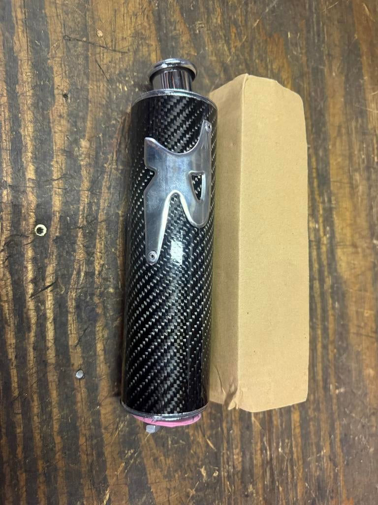 Nieuwe Turbokit demper voor Derbi AM6 - Carbon Look, Derbi, Derbi, Nieuw, Uitlaat