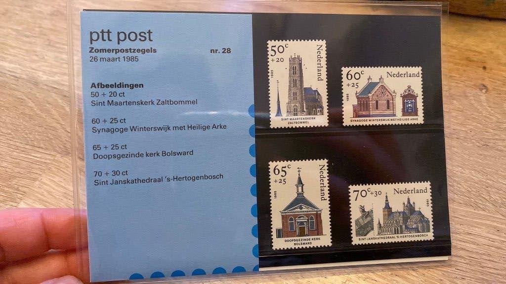 PTT Postzegelmapje 1985 Kerken - Zomerzegels, Ophalen of Verzenden