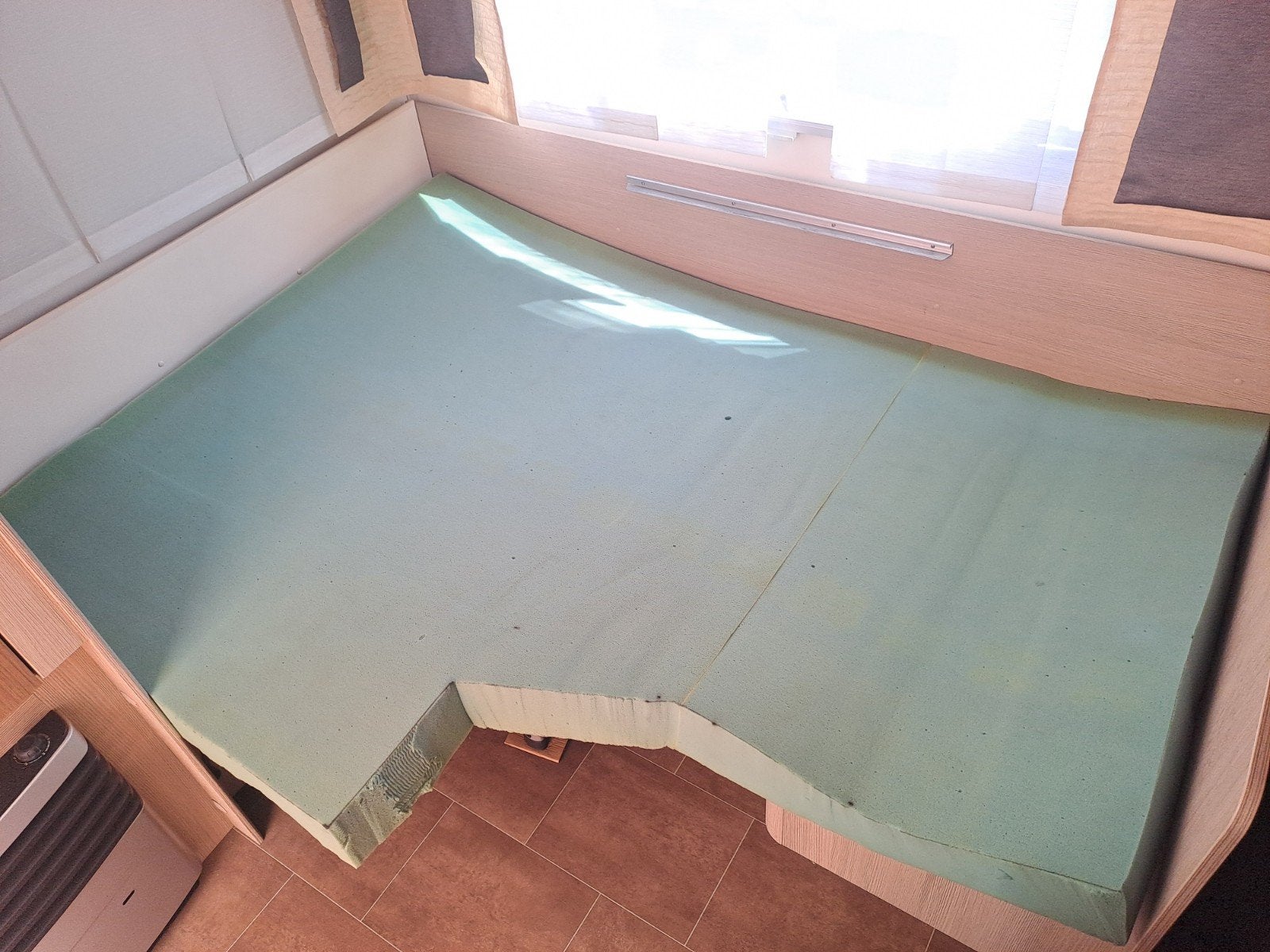 Koudschuim matras caravan, Caravans en Kamperen, Ophalen, Nieuw