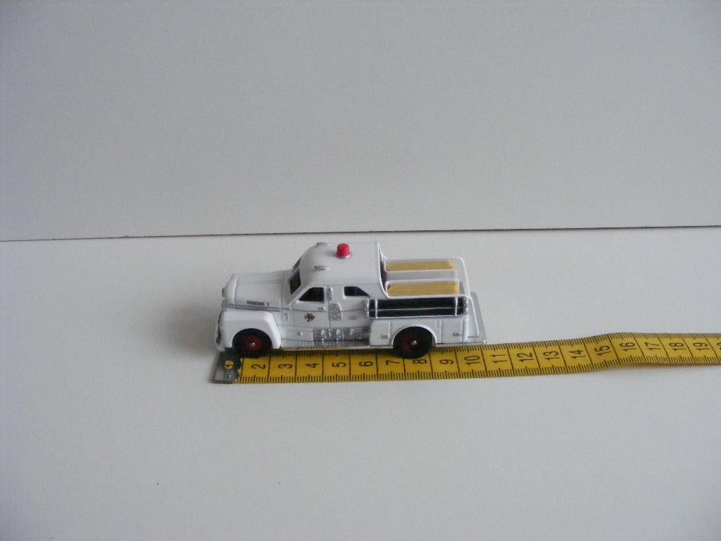 1951 seagrave pumper brandweer , corgi fire wit onverpakt, Ophalen of Verzenden, Zo goed als nieuw, Auto