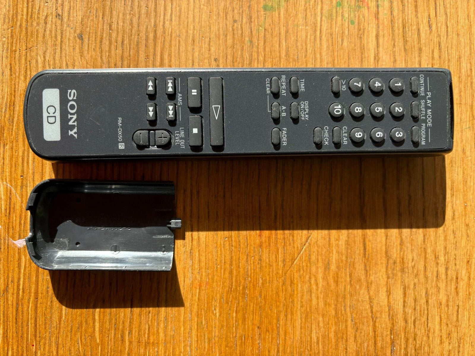 Sony RM-DX50 Afstandsbediening o.a. CDP-XB930, Ophalen of Verzenden, Gebruikt, Origineel, Mediaspeler