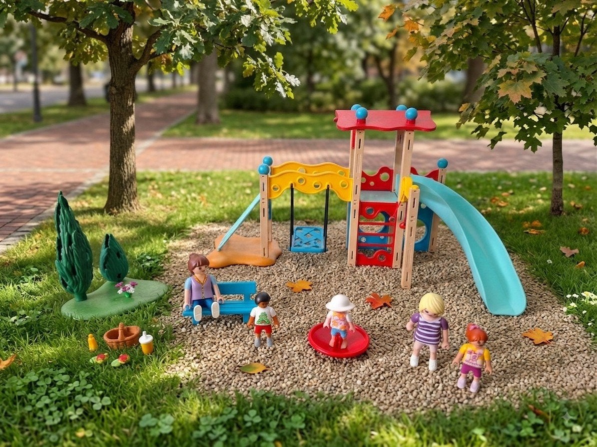 Playmobil Grote Speeltuin 9423 - Compleet met Figuren, Ophalen, Gebruikt, Complete set, Overige typen
