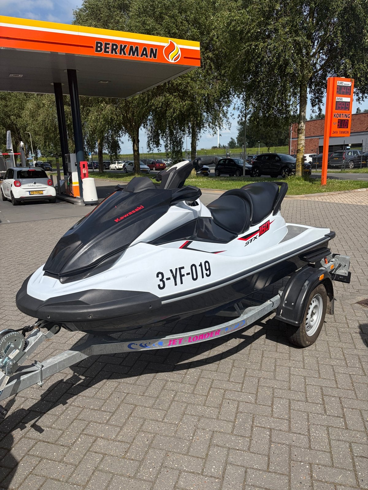 Kawasaki STX 160 2021 - Nette staat, 103 uur, Watersport en Boten, Jetski's en Waterscooters, Ophalen, Zo goed als nieuw, Benzine