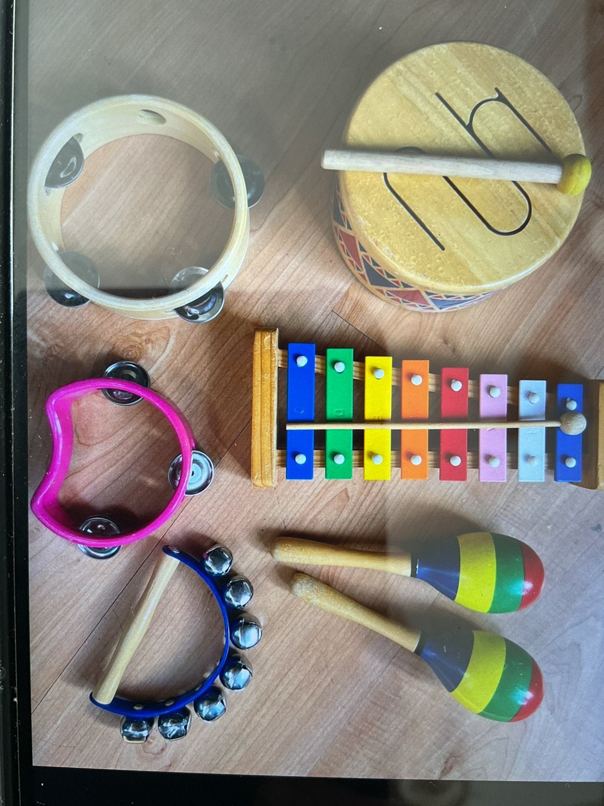 Houten  muziek instrumenten, Ophalen, Zo goed als nieuw