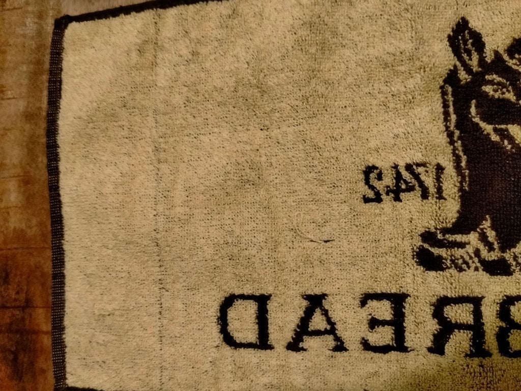 Whitbread bier drank vintage logo bardoekje bar doek logo, Verzamelen, Ophalen of Verzenden, Gebruikt, Overige typen, Overige merken